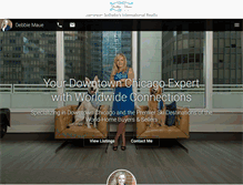 Tablet Screenshot of debbiemaue.com